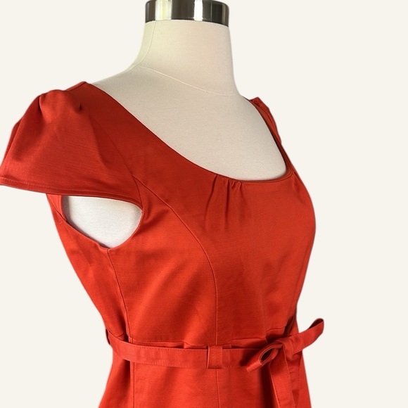 LAURA ASHLEY Belted Sheath Dress Size 8 - Picture 3 of 12